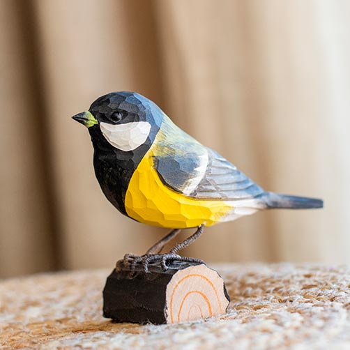 DecoBird koristelintu Talitiainen - Great Tit