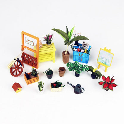 DIY Miniatyyritalo Kasvihuone - Cathy's Green House