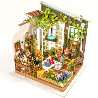 DIY Miniatyyritalo Terassi - Miller's flower house