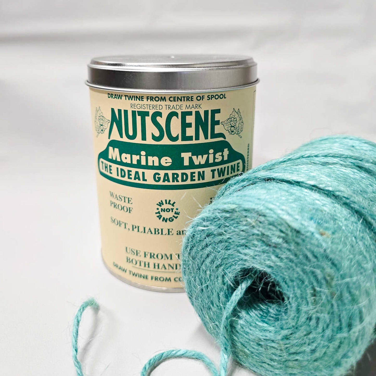 String In a Tin juuttinaru vaalea turkoosi - Marine Twist