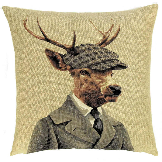 Gobeliini tyynynpäällinen Hunterscap Deer - Peura 45 x 45 cm