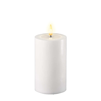 Led-kynttilä Valkoinen halk. 7,5 cm