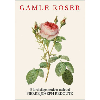 Postikortit vanhat ruusut - Old Roses 8 kpl
