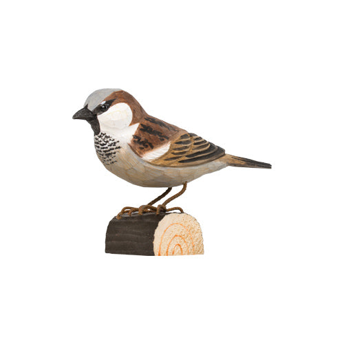 DecoBird koristelintu Varpunen - House Sparrow