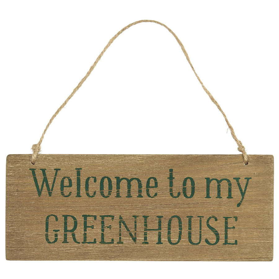Puukyltti "Welcome to my Greenhouse"
