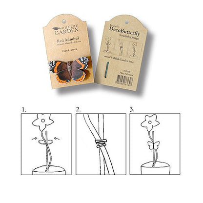 Puinen magneetti Sinisiipi - Holly Blue