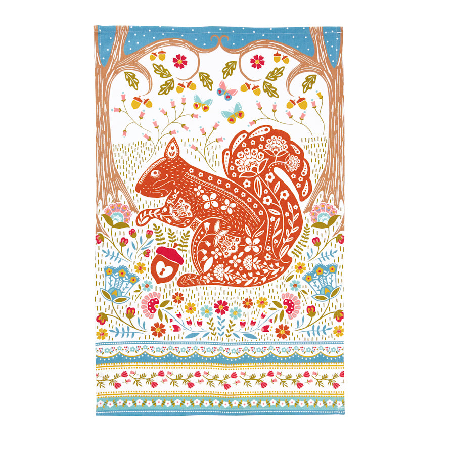 Keittiöpyyhe Orava - Woodland Squirrel