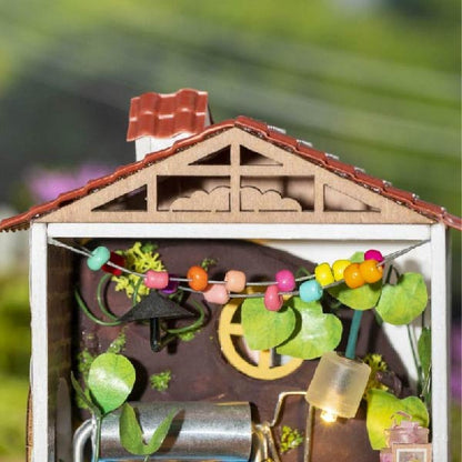 DIY Miniatyyritalo Puutarha Maja - Borrowed Garden