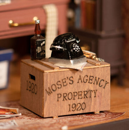 DIY Miniatyyritalo Etsivätoimisto - Mose's Detective Agency