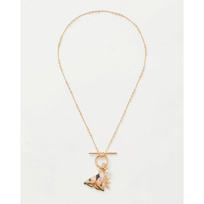 Kaulakoru Yöperhonen ja helmi