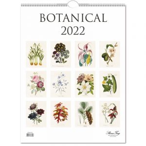 kasvitaulu seinäkalenteri botanical sköna ting