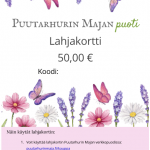 Zpoistunut Lahjakortti, s?hk?inen / tulostettava, kukat on lisätty toivelistallesi