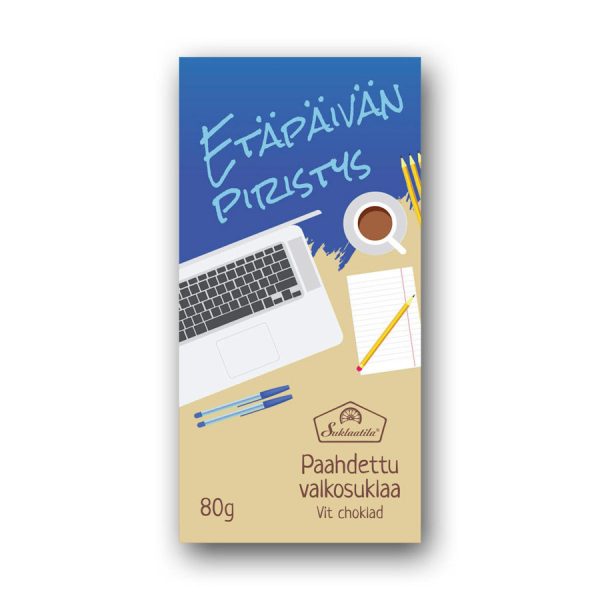 Zpoistunut Paahdettu valkosuklaa Et?p?iv?n piristys 80 g, Suklaatila