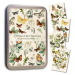 Postikortit peltirasiassa Värikkäät Perhoset - Vintage Butterflies, Sköna Ting on lisätty toivelistallesi