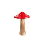 Punainen puinen sieni, korkeus 15 cm on lisätty toivelistallesi