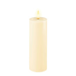 Kermanvalkoinen (Cream) Led-kynttilä 15 cm (halk. 5 cm), Deluxe Homeart on lisätty toivelistallesi
