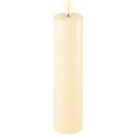 Kermanvalkoinen (Cream) Led-kynttilä 20 cm (halk. 5 cm), Deluxe Homeart on lisätty toivelistallesi