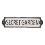 Kyltti "Secret Garden" 21 x 5 cm on lisätty toivelistallesi