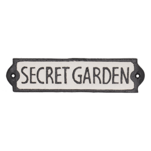 secret garden kyltti