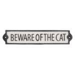 Kyltti "Beware of the cat" 26 x 5 cm on lisätty toivelistallesi