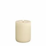 Kermanvalkoinen (Cream) Led kynttilä Raita kork. 10 cm, Deluxe Home Light on lisätty toivelistallesi