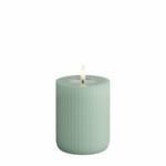Salvianvihreä (Sage Green) Led kynttilä Raita kork. 10 cm, Deluxe Home Light on lisätty toivelistallesi