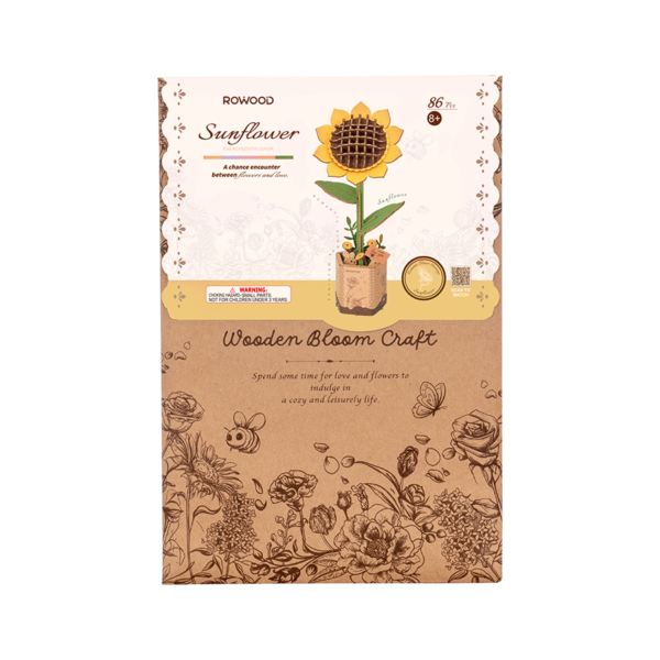 DIY Kukka Auringonkukka - Sunflower, Robotime - Image 3