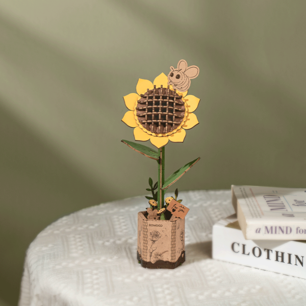 DIY Kukka Auringonkukka - Sunflower, Robotime - Image 5