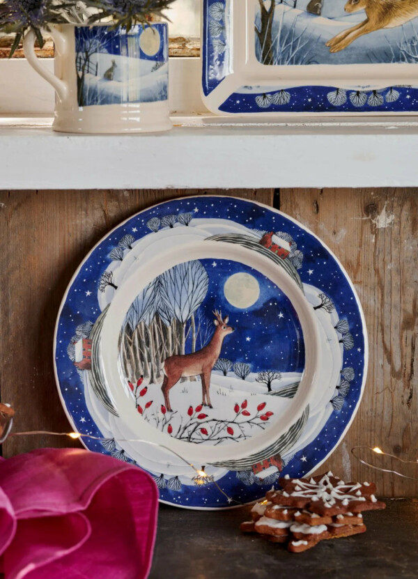 Lautanen Midnight Deer 22 cm, Emma Bridgewater - Image 3