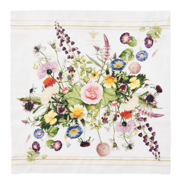 Pellavaservetti Kukkatarha - Flower Garden, Koustrup & Co
