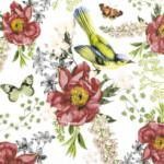 Servetti  Bird and Roses 33 x 33 cm on lisätty toivelistallesi